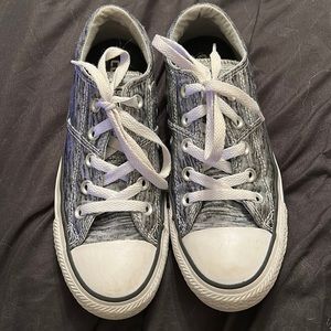 All star Converse Silverish color size 5